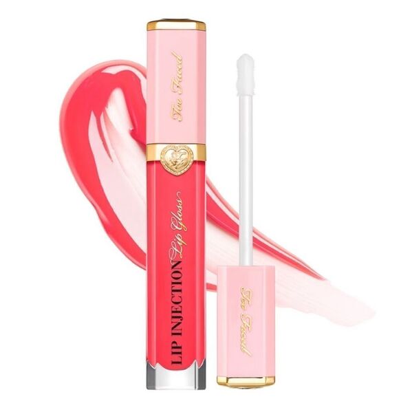 🌷 Too Faced On Blast (Coral) Lip Injection Gloss New FullSz - Picture 1 of 6